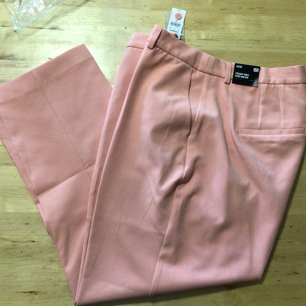 Express Editor straight ankle,super high rise dress pants, 16 NWT